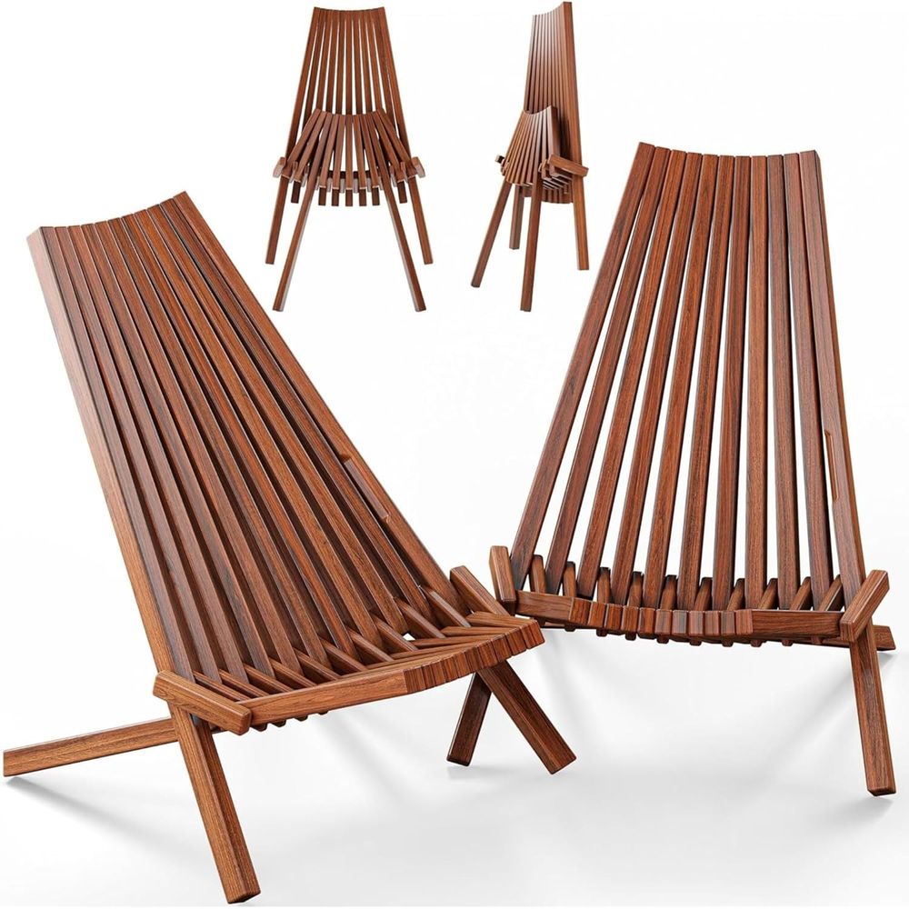 Outdoor Furniture Plans - Paquete de 2 Sillas Plegables de