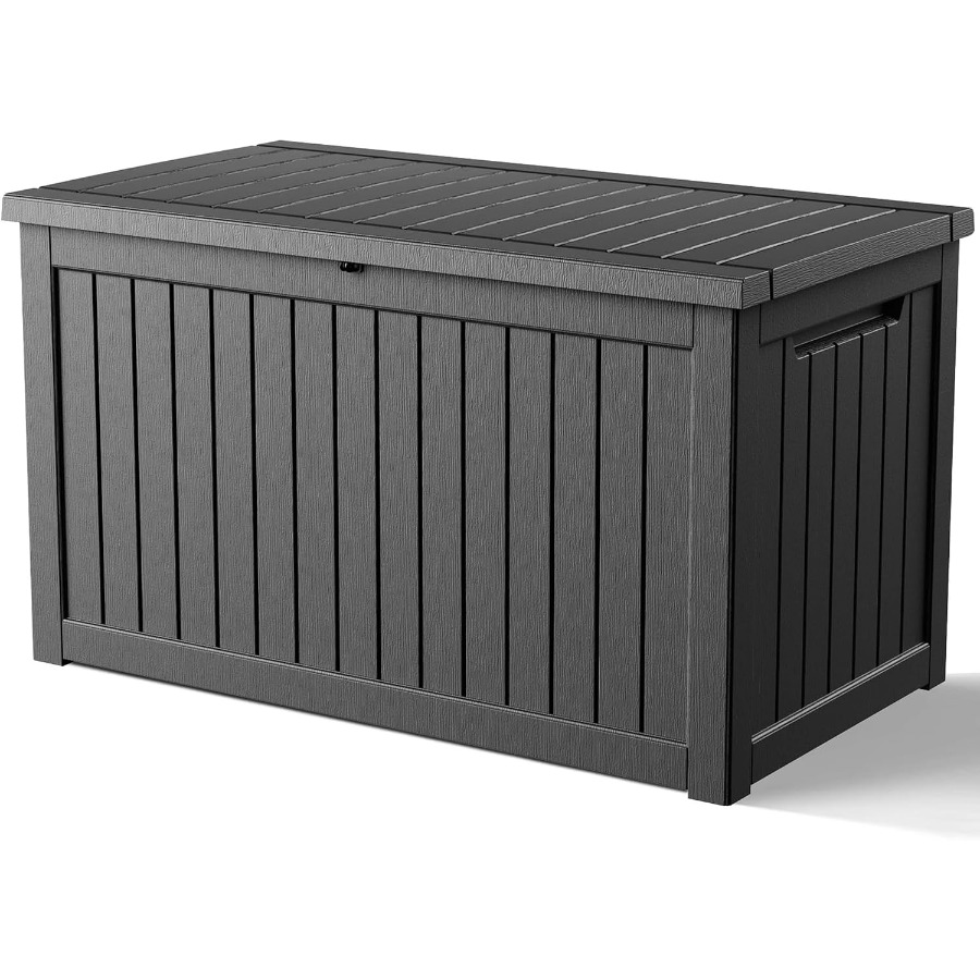 Outdoor Furniture Resin - Caja de almacenamiento para exteriores, ideal