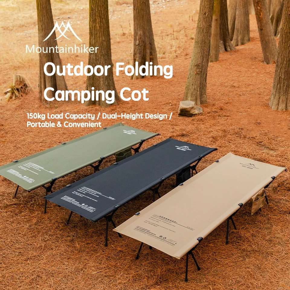 Camping Cot Foldable - Cama de Campaña Plegable MOUNTAINHIKER, Portátil,