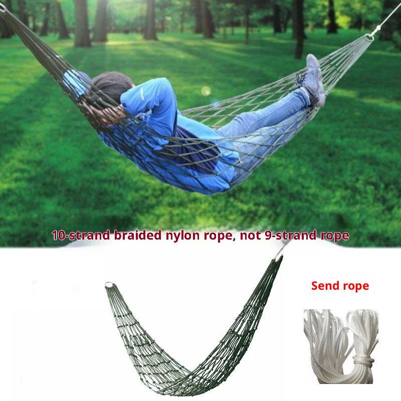 Garden Swing Chair - Hamaca de cuerda de nailon engrosada