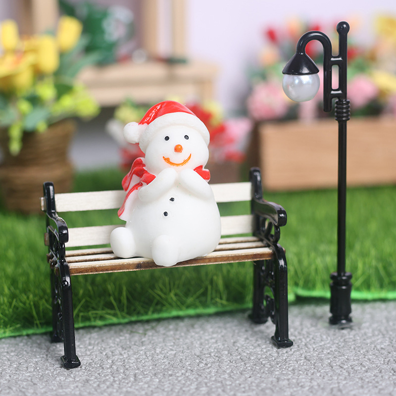 Outdoor Furniture Resin - 2 unids/set 1:12 casa de muñecas