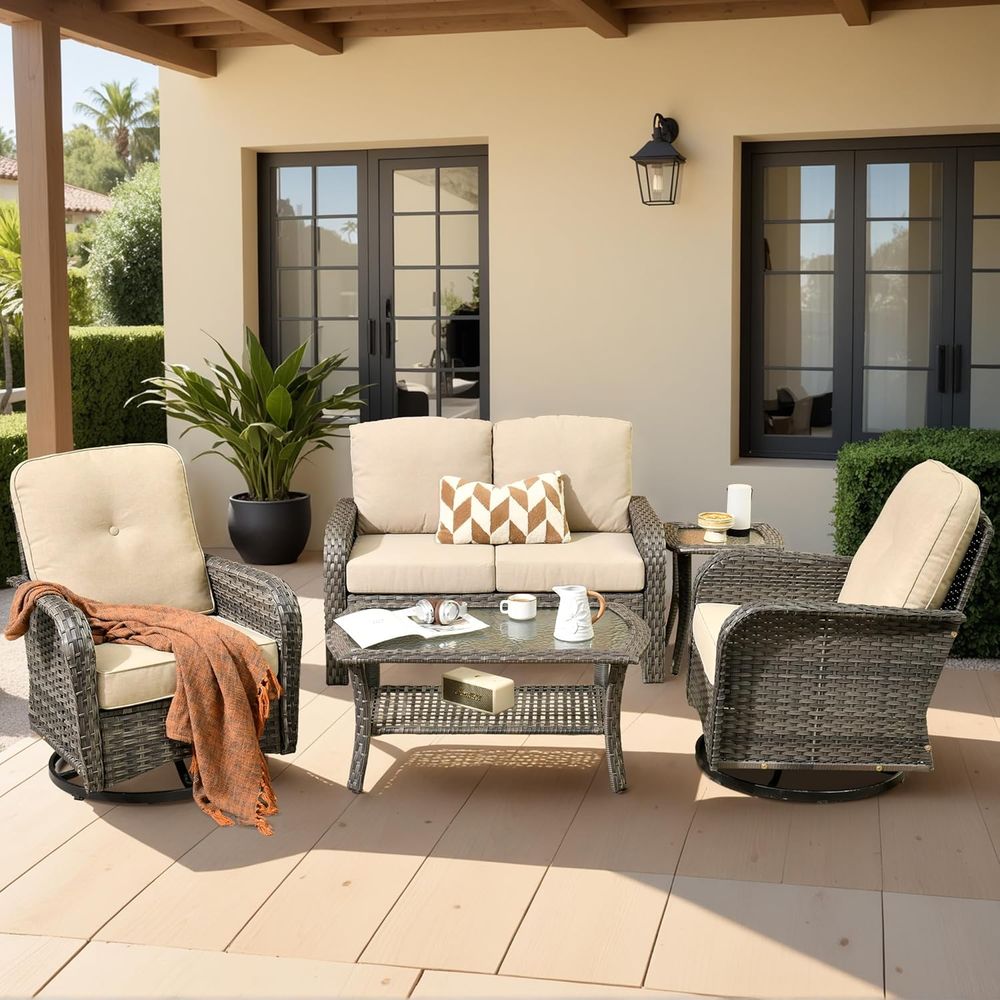 Outdoor Furniture Loveseat - Juego de Muebles de Patio de