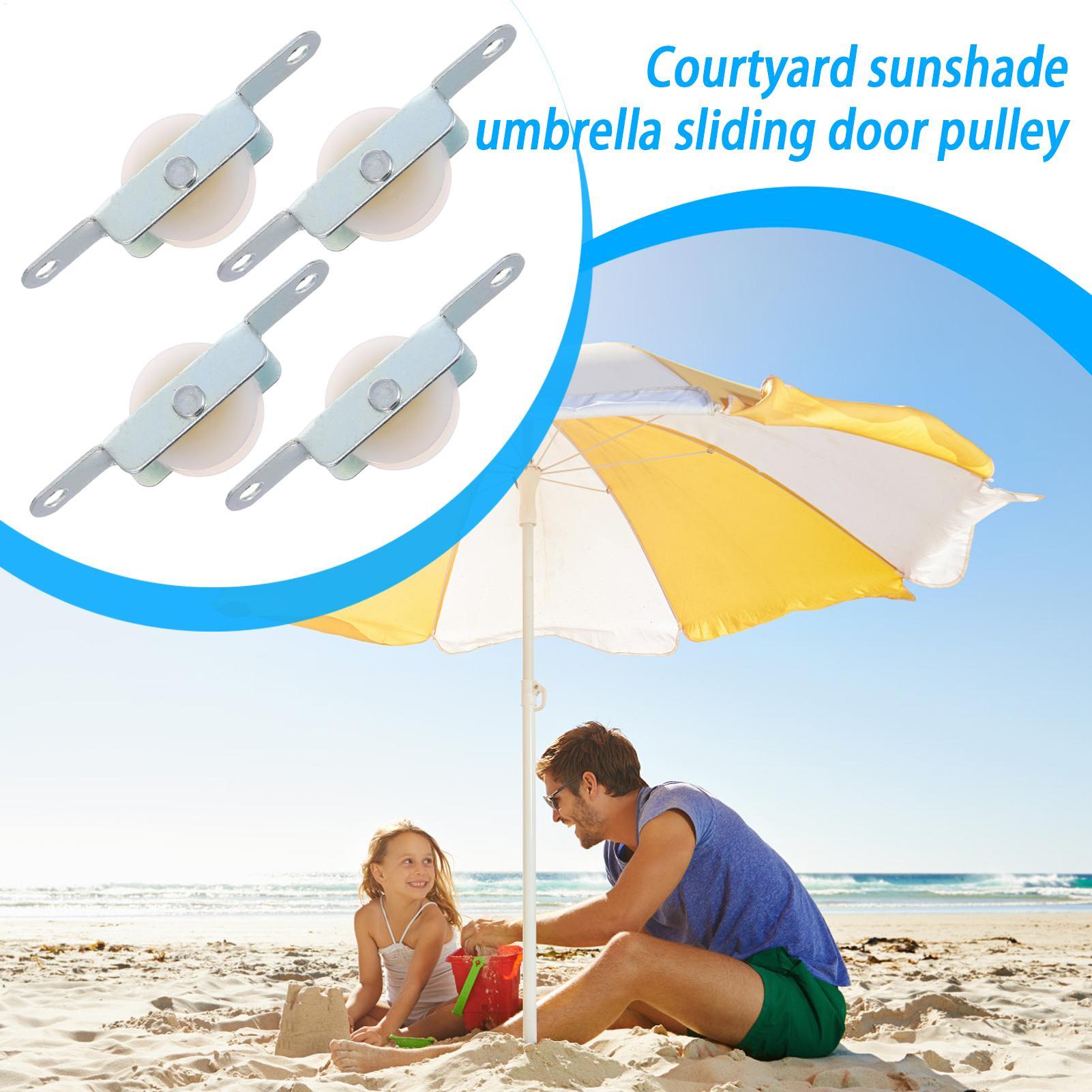 Outdoor Furniture With Umbrella - 4 unidades de soportes deslizantes para