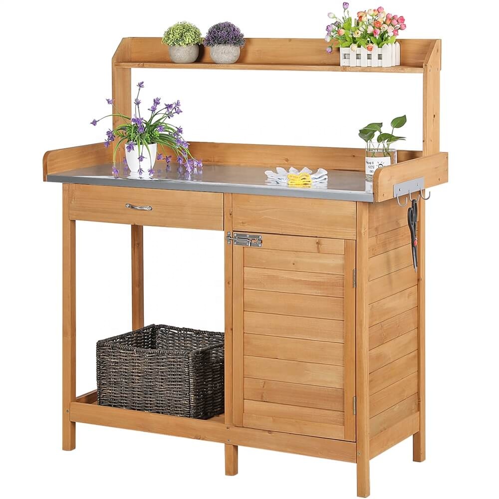 Mesa de trabajo de madera maci - Outdoor Furniture Wooden reseña y precio