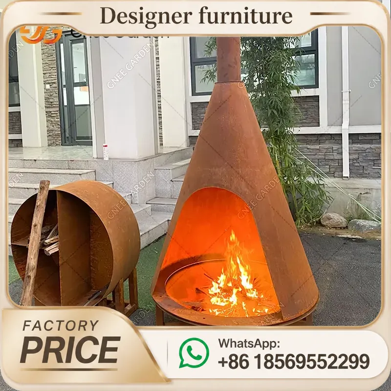 Estufa Portátil de Pellets de  - Outdoor Furniture Wooden reseña y precio