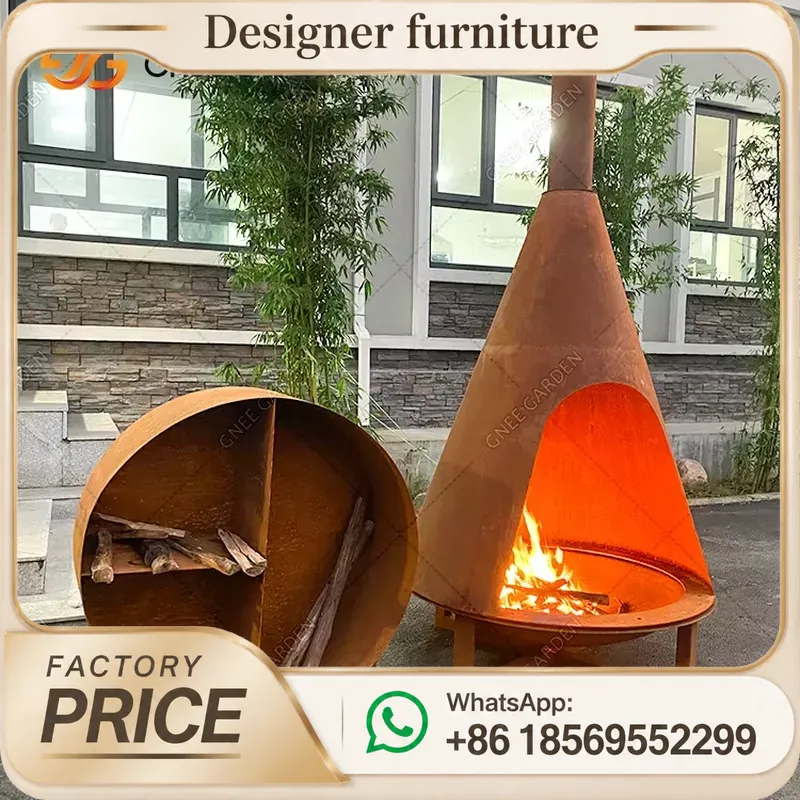 Estufa Portátil de Pellets de  - Outdoor Furniture Wooden reseña y precio