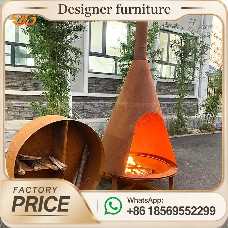 Estufa Portátil de Pellets de  - Outdoor Furniture Wooden reseña y precio