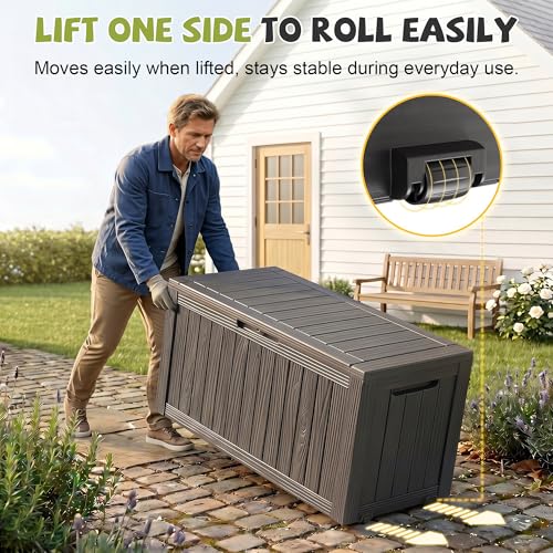 Caja de Almacenamiento Exterio - Outdoor Furniture Resin reseña y precio