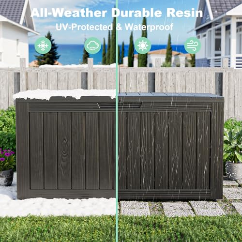 Caja de Almacenamiento Exterio - Outdoor Furniture Resin reseña y precio