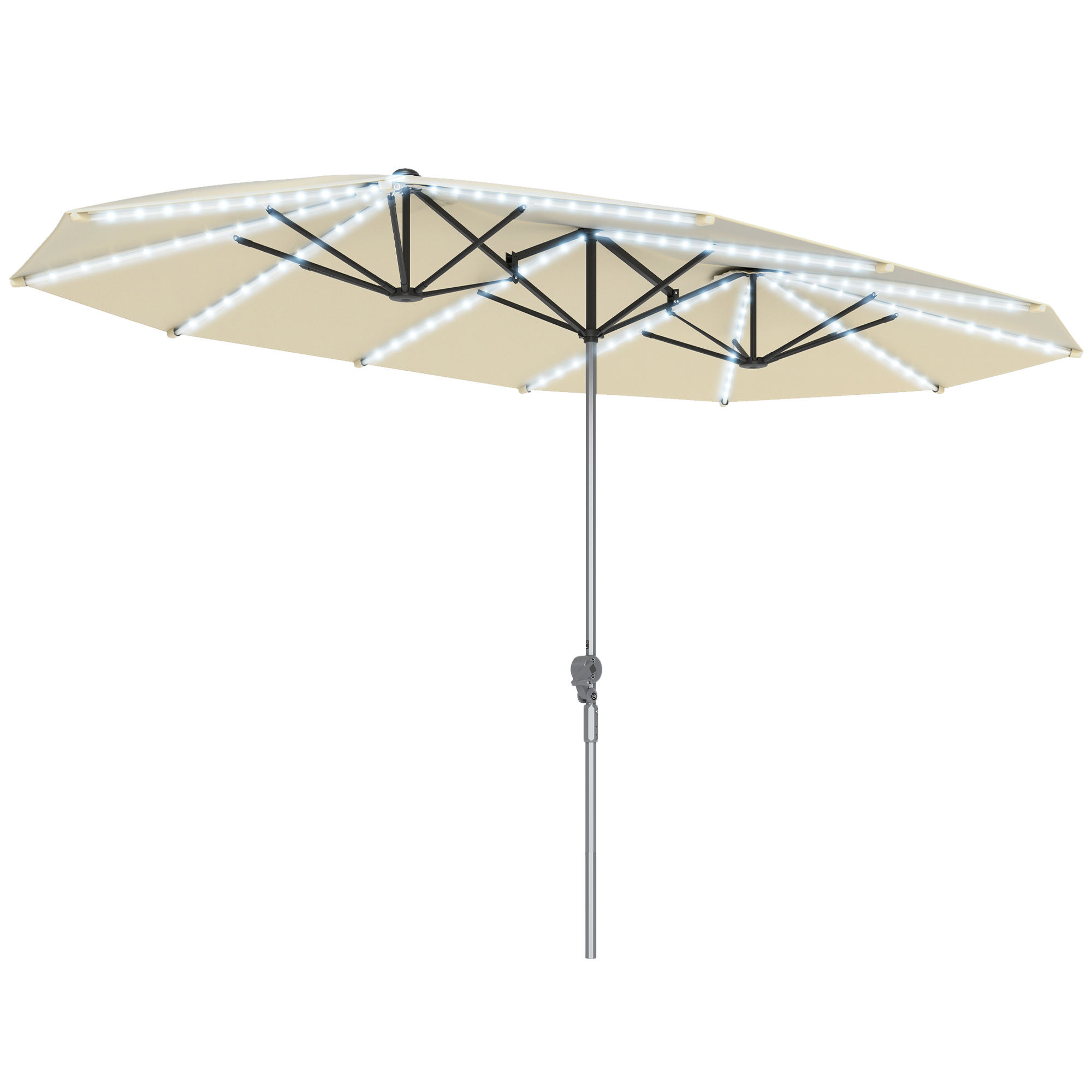 Sombrilla de Patio de 15 pies  - Outdoor Furniture With Umbrella reseña y precio