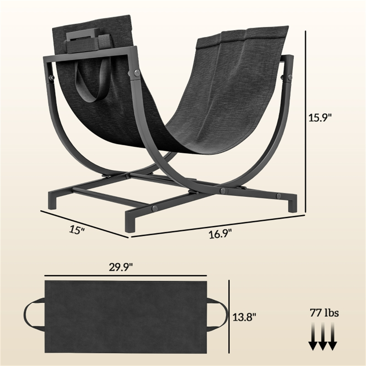 Soporte para Leña de Exterior, - Outdoor Furniture Wooden reseña y precio