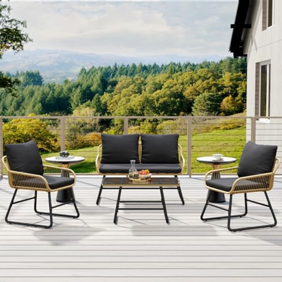 Conjunto de Muebles de Patio,  - Outdoor Furniture Loveseat reseña y precio