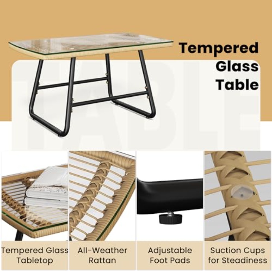 Conjunto de Muebles de Patio,  - Outdoor Furniture Loveseat reseña y precio