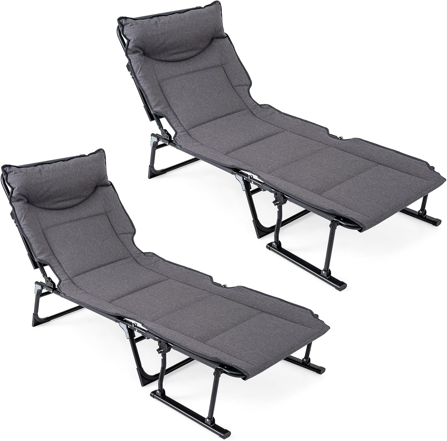 Juego de 2 sillas plegables pa - Camping Cot Foldable reseña y precio