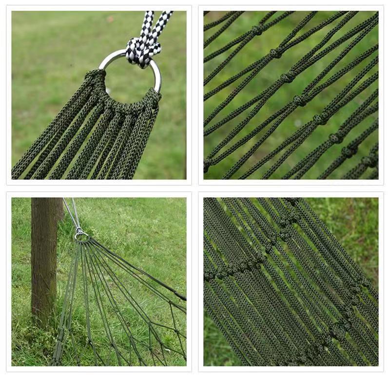 Hamaca de cuerda de nailon eng - Garden Swing Chair reseña y precio