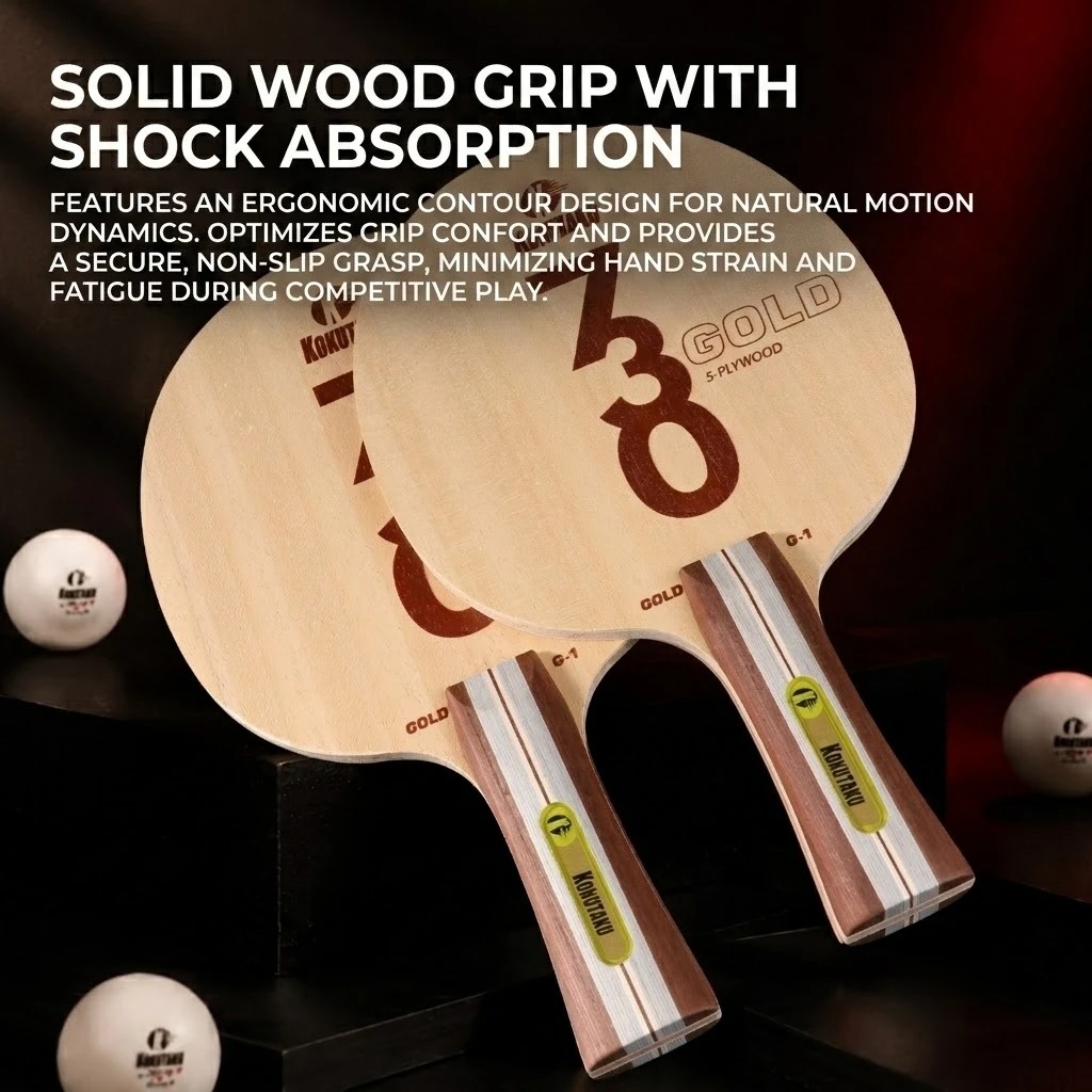 Pala de tenis de mesa Kokutaku - Outdoor Furniture Wooden reseña y precio