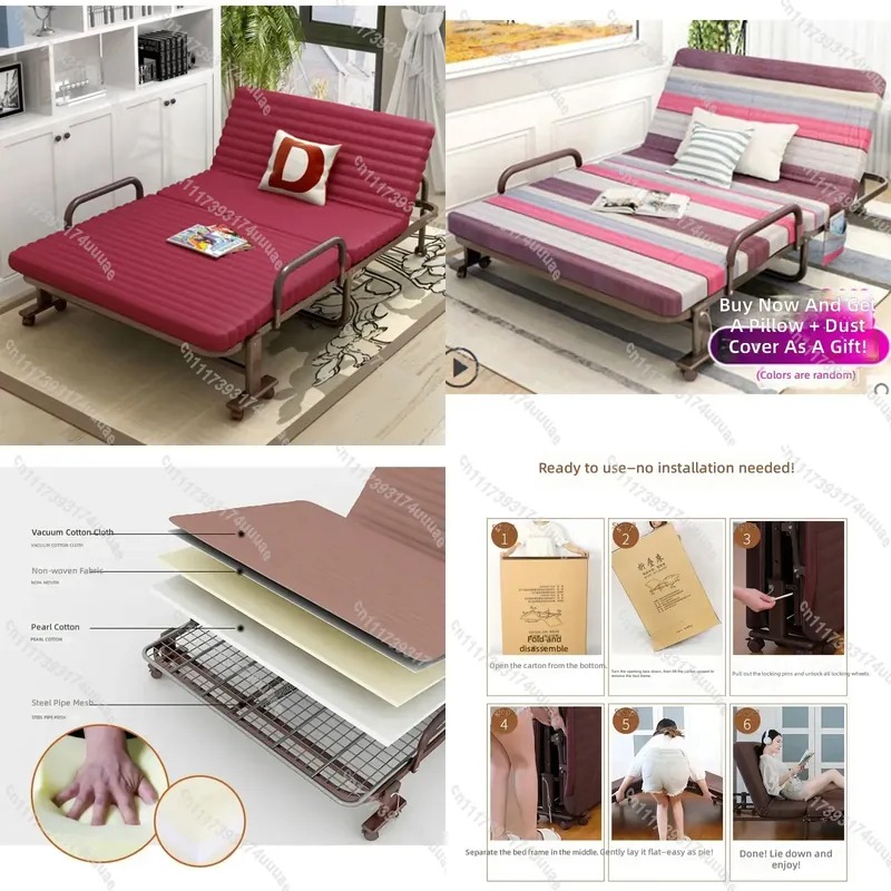 Cama Plegable Individual y Dob - Camping Cot Foldable reseña y precio