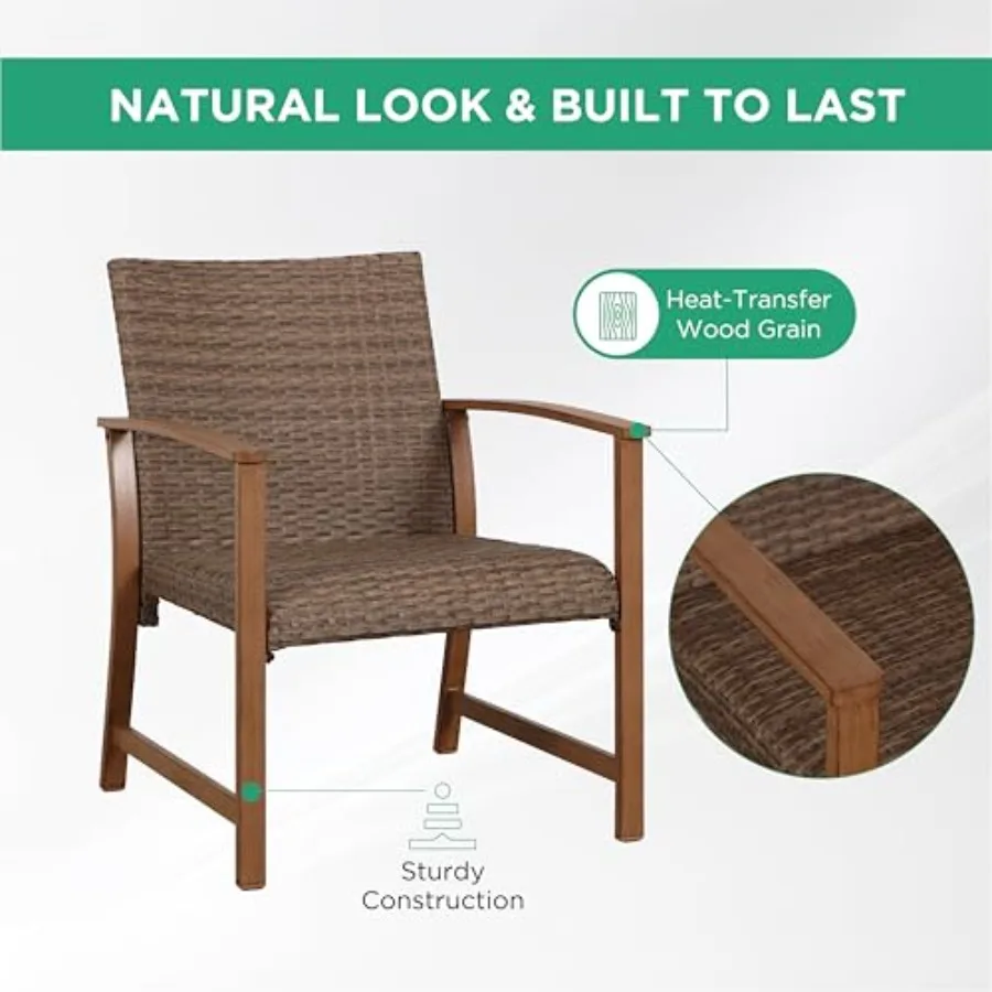 Juego de muebles de mimbre par - Outdoor Furniture Resin reseña y precio