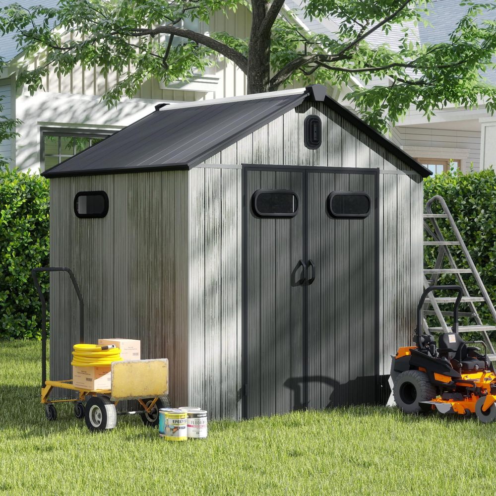 Caseta de almacenamiento exter - Outdoor Furniture Resin reseña y precio