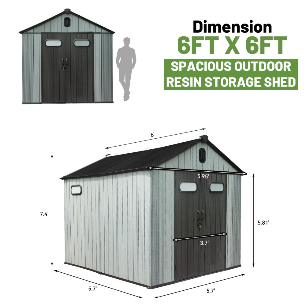 Caseta de almacenamiento exter - Outdoor Furniture Resin reseña y precio