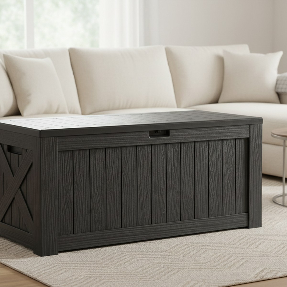Caja de Almacenamiento Grande  - Outdoor Furniture Resin reseña y precio
