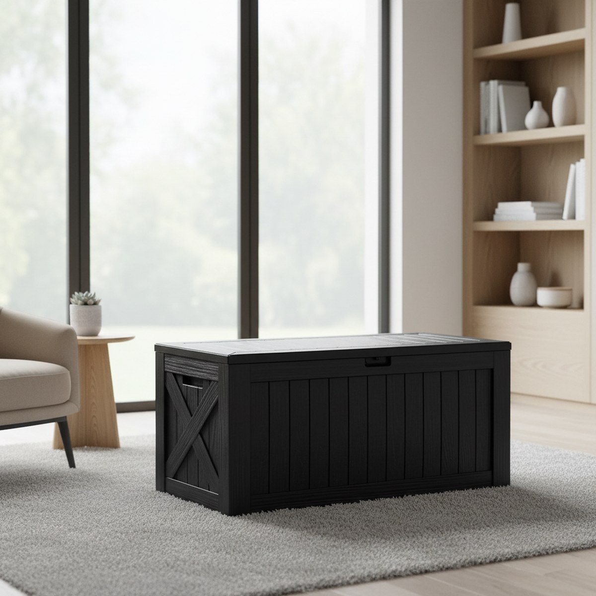Caja de Almacenamiento Grande  - Outdoor Furniture Resin reseña y precio
