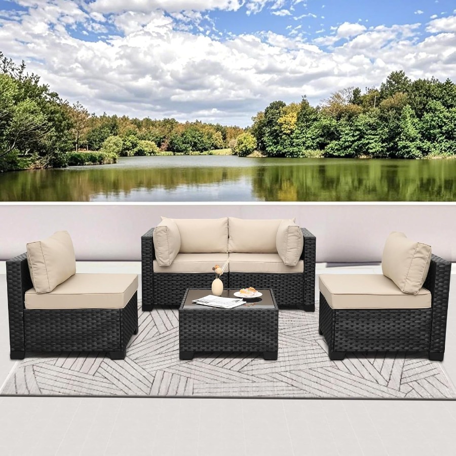 Juego de muebles de exterior p - Outdoor Furniture Resin reseña y precio
