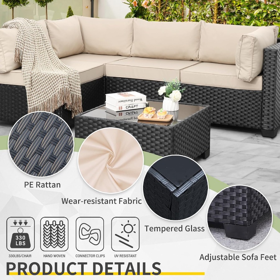 Juego de muebles de exterior p - Outdoor Furniture Resin reseña y precio