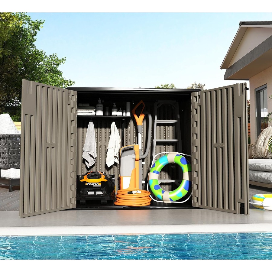 Caseta de almacenamiento para  - Outdoor Furniture Resin reseña y precio