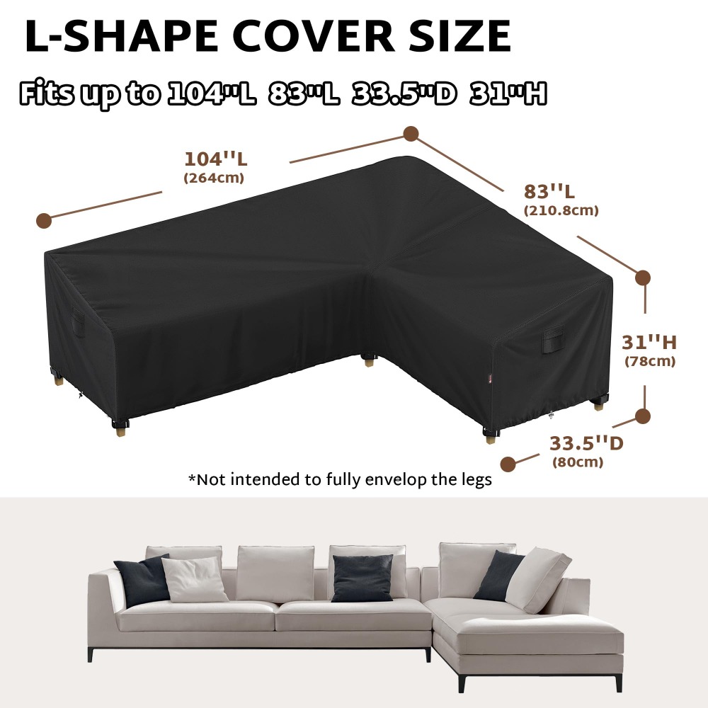 Funda para Sofá en Forma de L, - Outdoor Furniture Plans reseña y precio