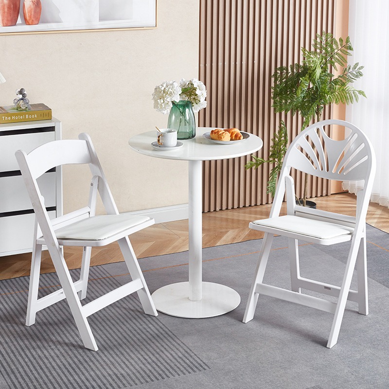 Silla plegable de plástico par - Outdoor Furniture Resin reseña y precio
