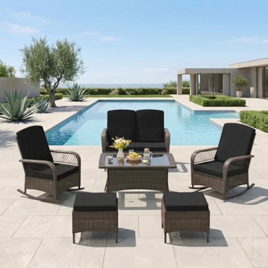 Conjunto de Muebles de Patio,  - Outdoor Furniture Loveseat reseña y precio