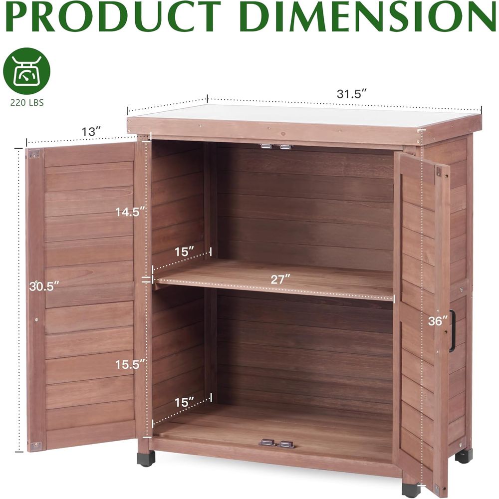 Mueble de Almacenamiento Exter - Outdoor Furniture Wooden reseña y precio