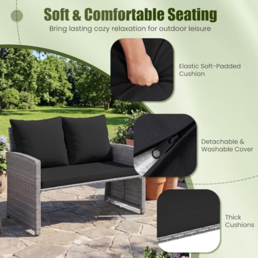 Sofá de 2 plazas para exterior - Outdoor Furniture Loveseat reseña y precio