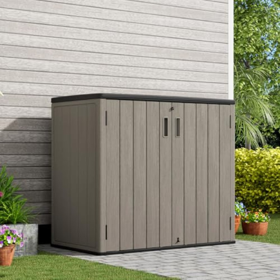 Caseta de Almacenamiento Horiz - Outdoor Furniture Resin reseña y precio